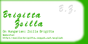 brigitta zsilla business card